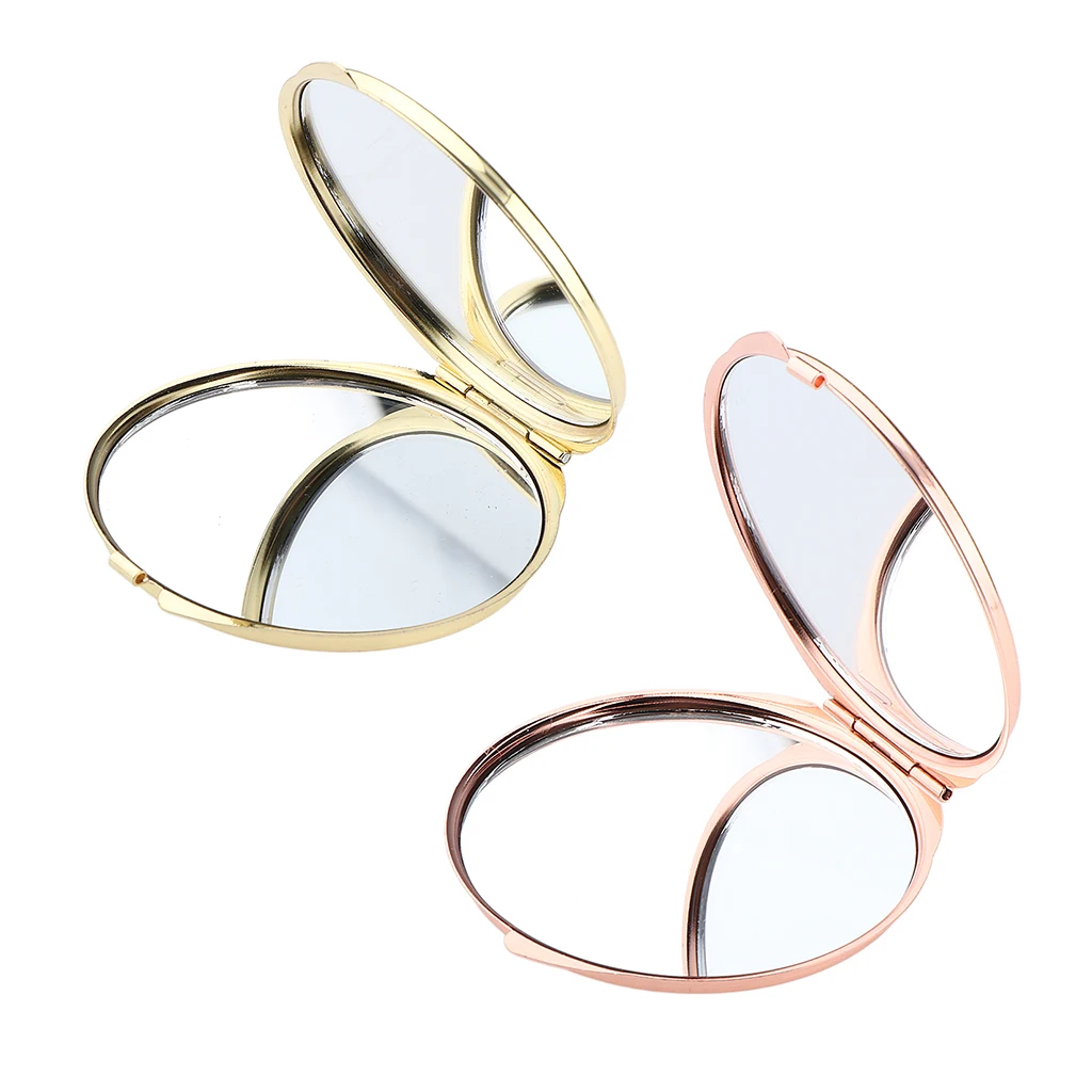 Compact Makeup Mirror Cosmetic Magnifying Make Up Mirror for Purse and Travel Bag