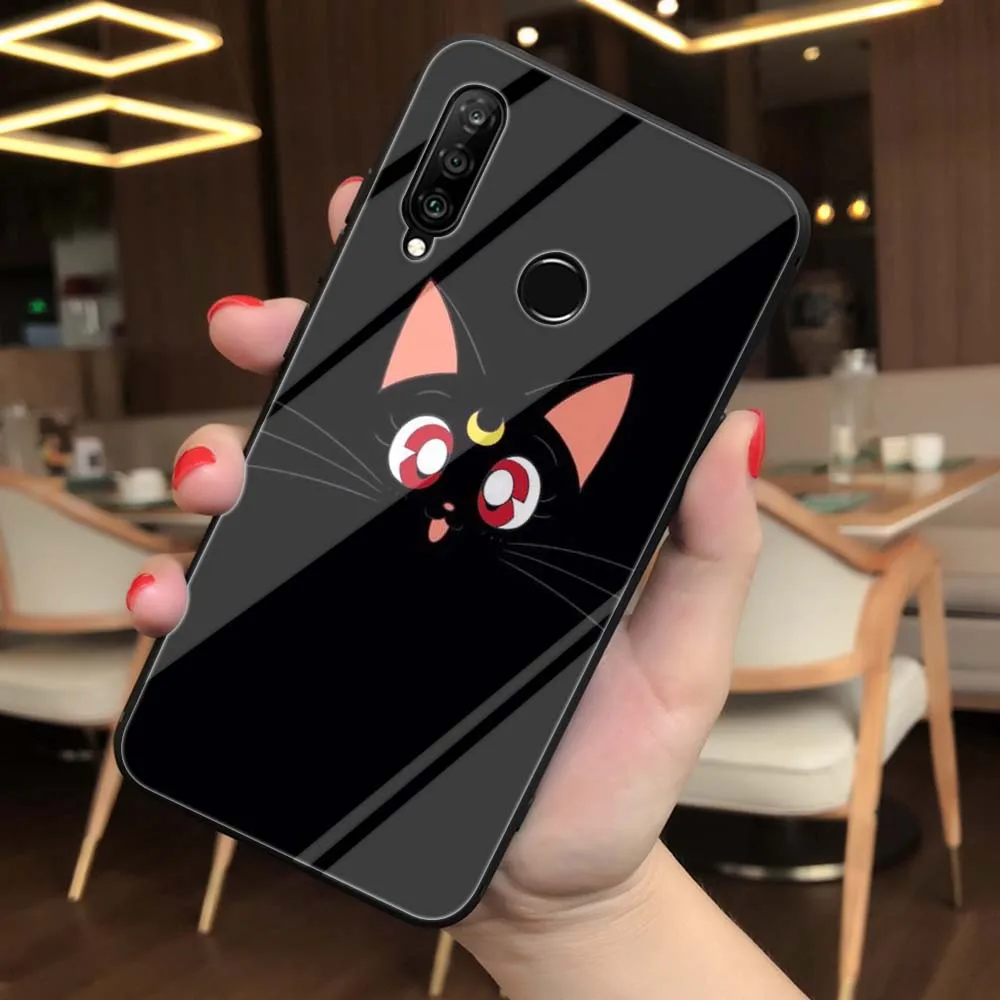 TG8 Lavaza Сейлор Мун Сейлор Меркурий закаленное Стекло мягкий чехол для Huawei Honor 8x9 P Smart Коврики 20 P10 P20 P30 Lite Pro крышка - Цвет: TG8