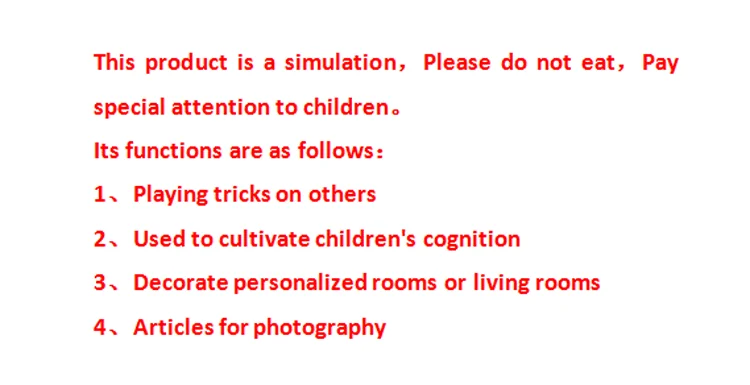 Simulated Durian， Playing tricks on others，cultivating children's cognition，Decorating rooms ， for photography