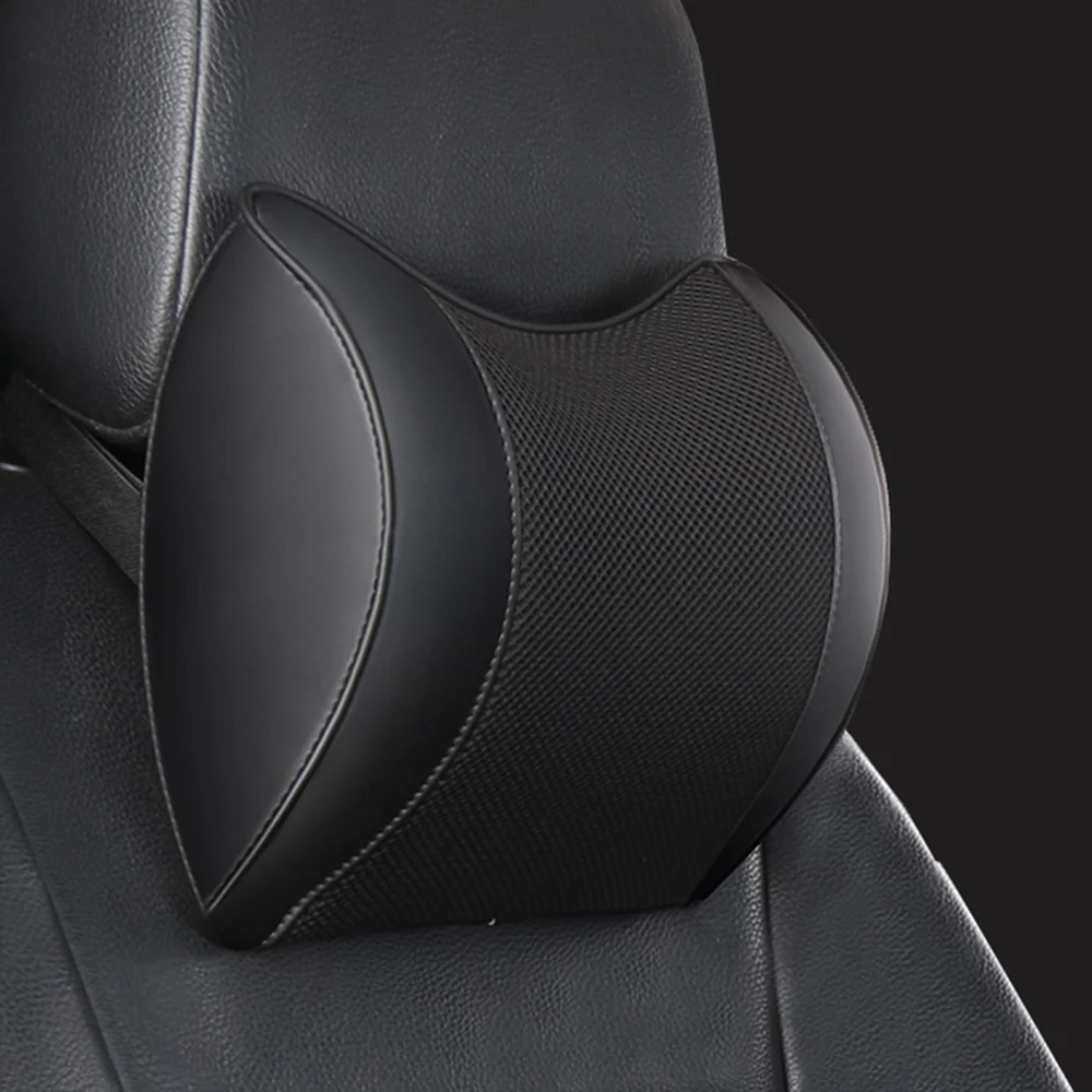 

JINSERTA 2019 New Car Headrest Neck Pillow 3D Breathable Seat Back Pillow Lumbar Support Rest Pillow for Car Accessories