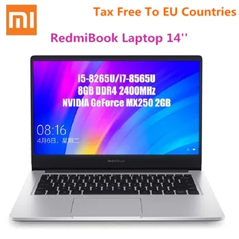 

Xiaomi RedmiBook Laptop 14'' Intel Core i7-8565U NVIDIA GeForce MX250 Quad Core 8GB RAM 512GB SSD Notebook 1920 x 1080 (FHD)