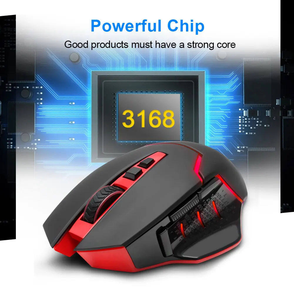 E-yooso X-31 Usb 2.4g Sans Fil Jeu Grande Souris Pour Grandes Mains Paw3212  4800 Dpi 5 Boutons Pour Gamer Souris Ordinateur Portable - Souris -  AliExpress