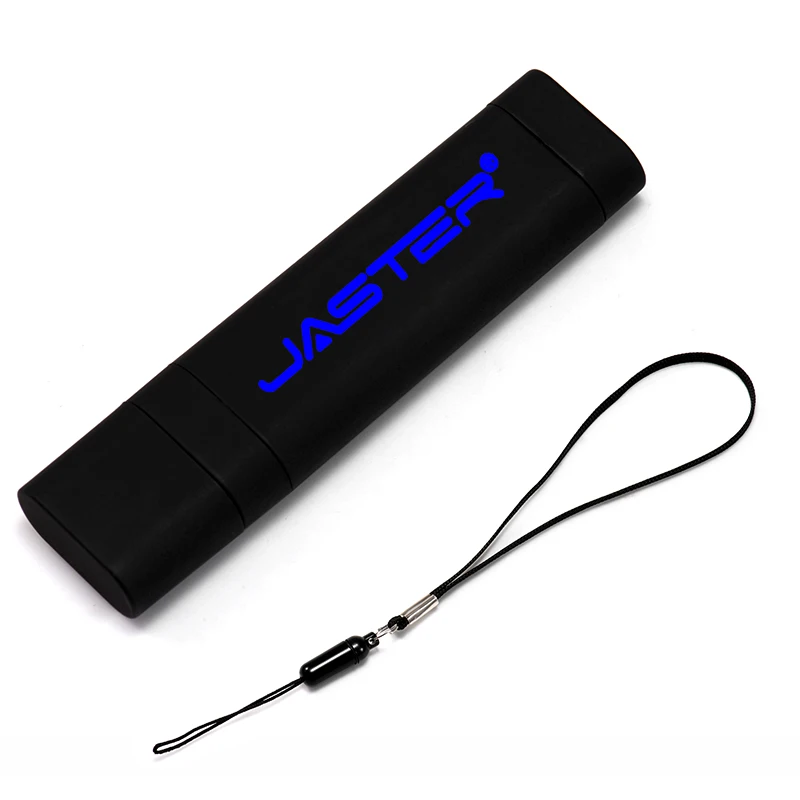 JASTER светодиодный USB flash Персонализация USB 2,0 черный пластиковый эллипсовый накопитель 4 ГБ 8 ГБ 16 ГБ 32 ГБ 64 ГБ 128 ГБ закругленная USB палочка для создания логотипа - Цвет: elliptical blue