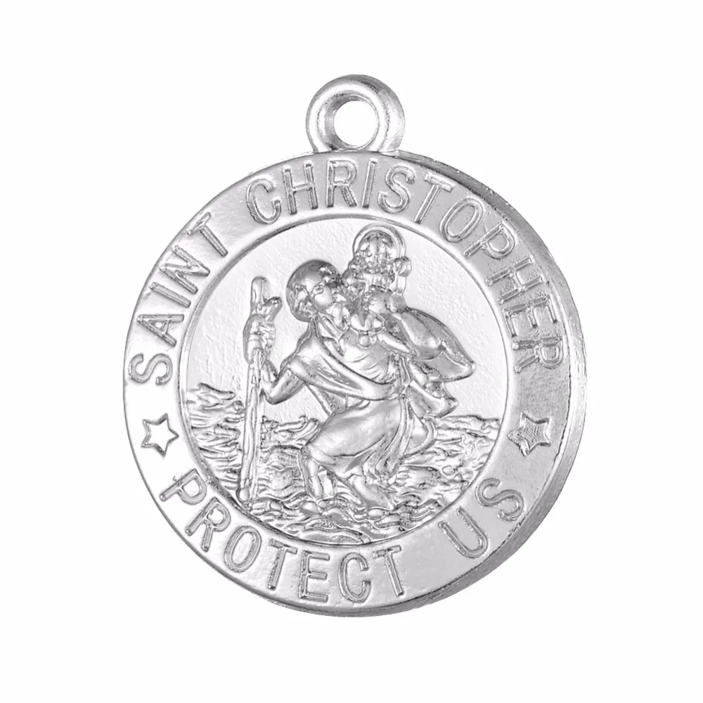 AFP San Cristoforo Ciondolo in Argento 925