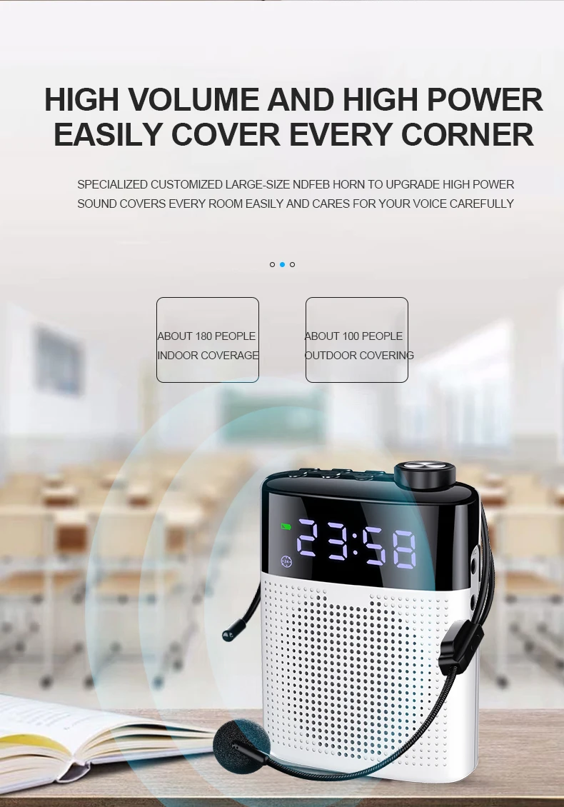 Soaiy S528 беспроводной Bluetooth портативный громкоговоритель проводной голосовой усилитель мини громкий динамик с микрофоном Легкий динамик FM TF