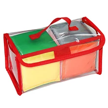 

2x 10cm Playing Game Dices Set Cubes with Clear Pockets Customizable Learning Cubes for All Subjects