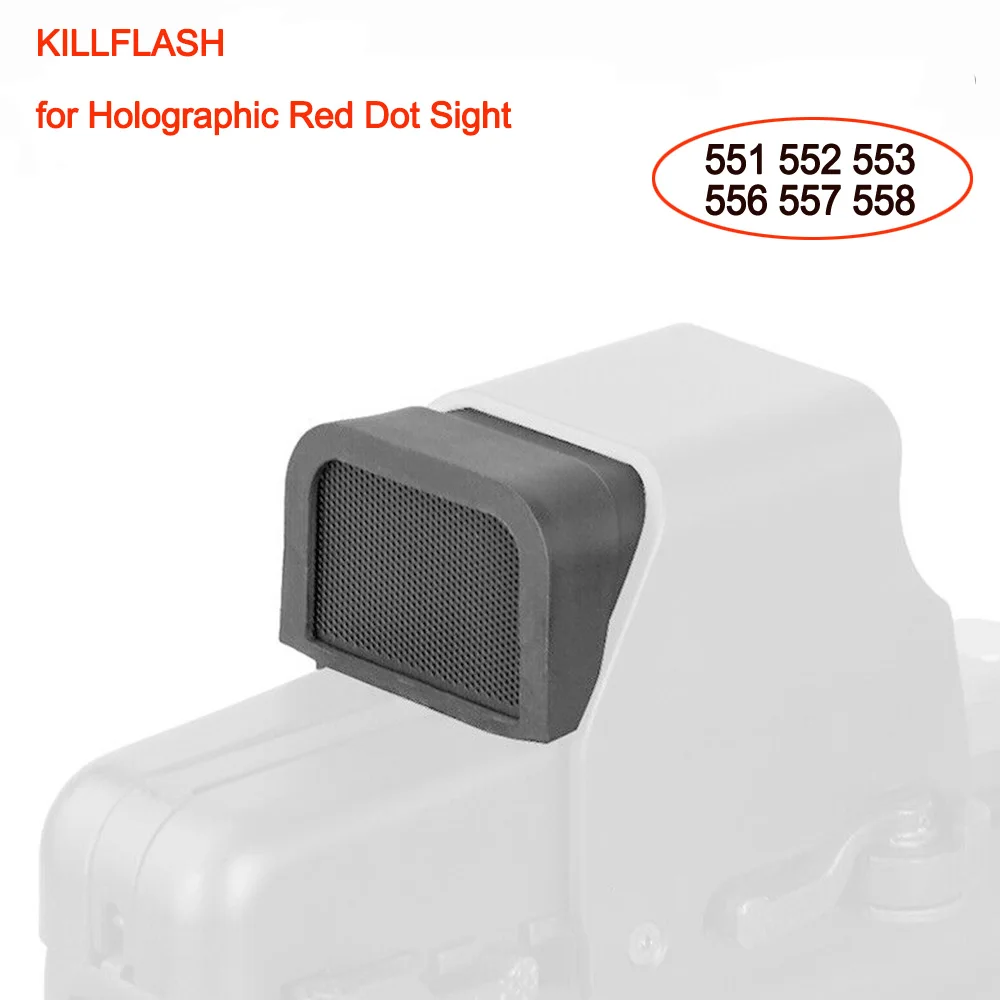 

Red Dot Sight Lens Cover Killflash Protector cover for 551 552 553 556 557 558 Holographic Sight Killflash protective cover
