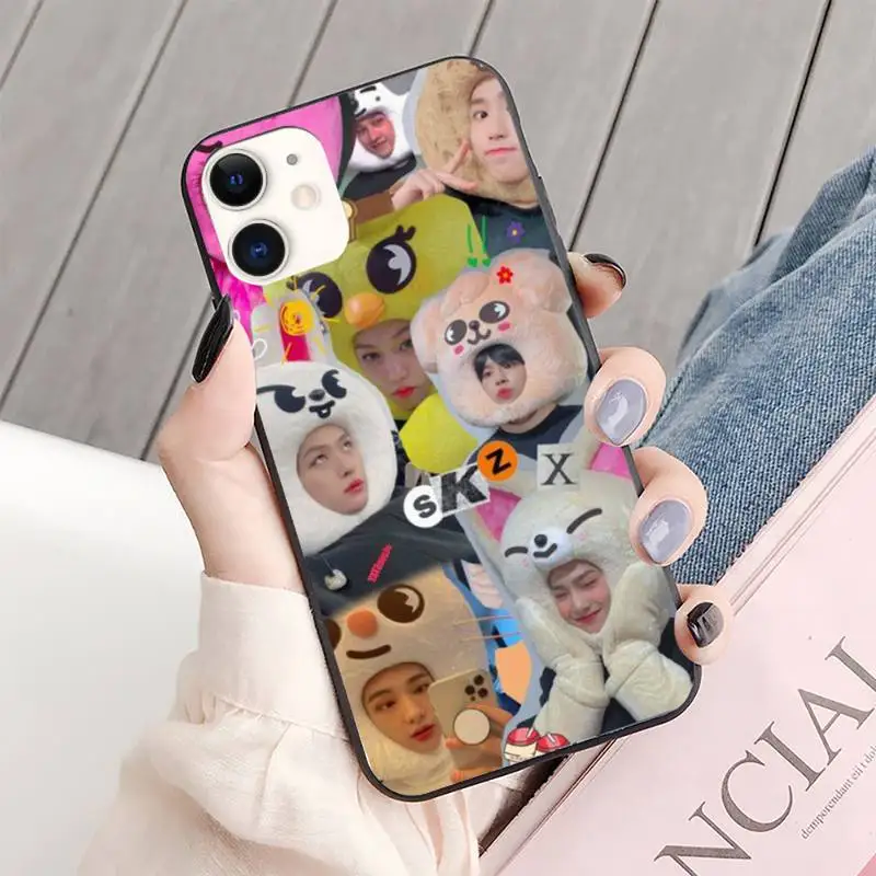 Skzoo Stray Kids Skz Phone Case for iphone 13 11 12 13 mini pro XS MAX 8 7 6 6S Plus X 5S SE 2020 XR cover best cases for iphone 13 pro max
