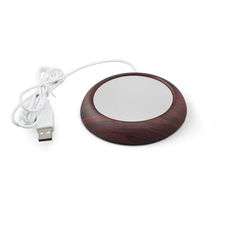 D USB нагреватель чашки подогреватель кафе Coaster Электрический изоляционный коврик офисный чай чашки подогреватель коврик - Цвет: D