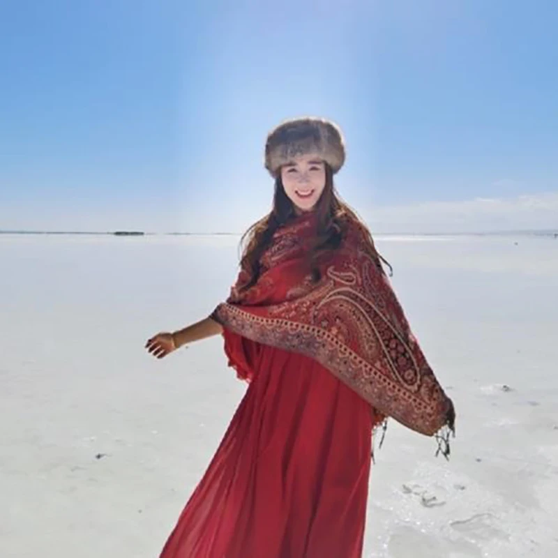 Ski Hat Snow Cap Cossack Fluffy Outdoor Mutil Color Faux Fur Earmuffs Ushanka Women Russian Warmer Ear Headband