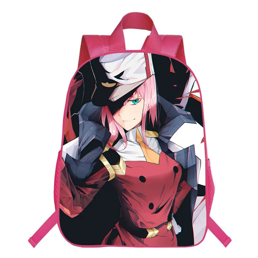 2021 Darling In The FranXX Backpack Boys Girls Bookbag Children Bag 3D Printing Rucksack Gift Mochilas16 Inch.Support Custom