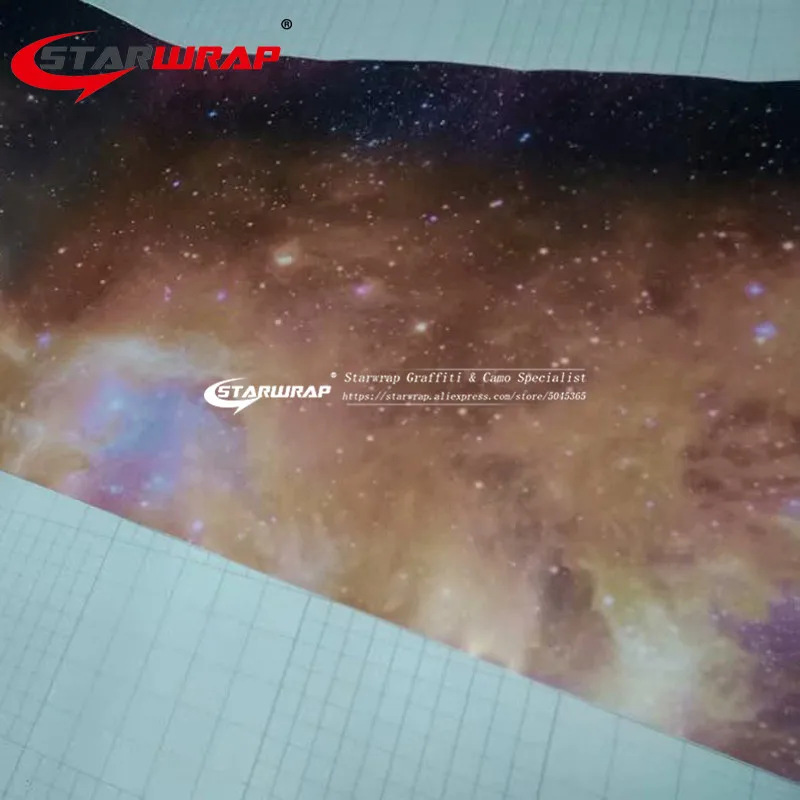 Star wrap galaxy автомобильная пленка Viny с воздушным выпуском Печатный виниловый блеск матовый доступный стикербомба покрытие