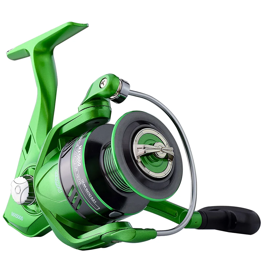 BAKAWA Pesca Fishing Reel Spinning 1000-7000 Series 12KG Max Drag Power Carp Durable Metal Spool Gear 5.2:1 Coil Accessories