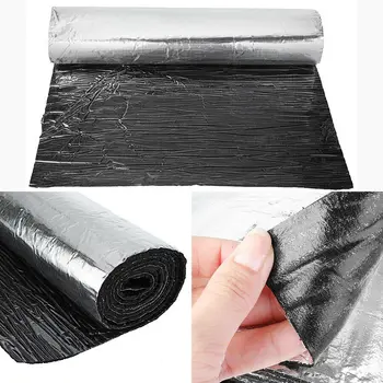 

Durable And Practical 200x50cm Car Hood Engine Firewall Heat Mat Sound Noise Insulation Deadener