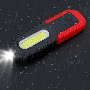 

Magnetic COB LED Flashlight Rechargeable Work Light 360 Degree Stand Hanging Torch Lamp Warning Light High Quality And Durable