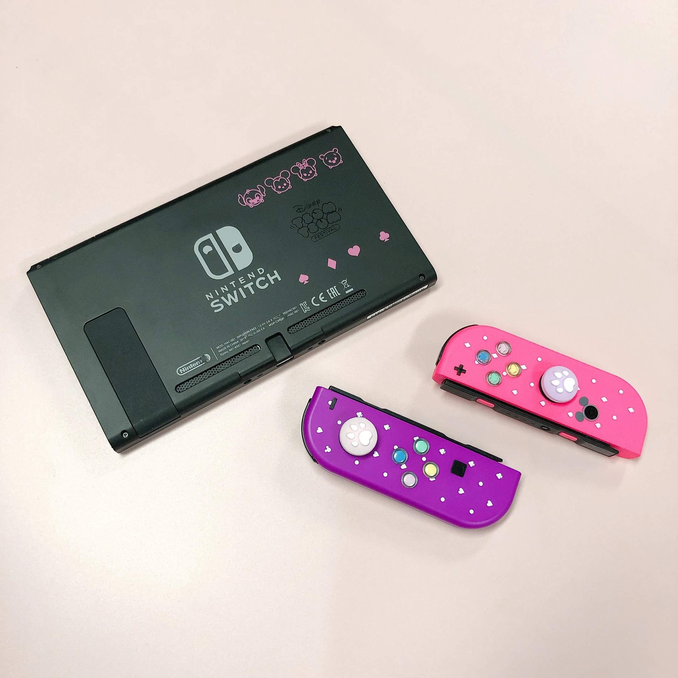Сменная Крышка корпуса для консоли Nintendo Switch JoyCon Mickey чехол Nitendo Задняя Лицевая