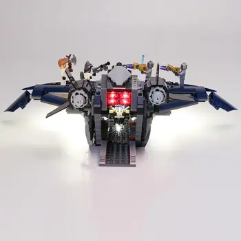 

LED Building Block USB Light Accessory Kit for Ultimate Quinjet 76126 (Only LED Light, No Block Kit)