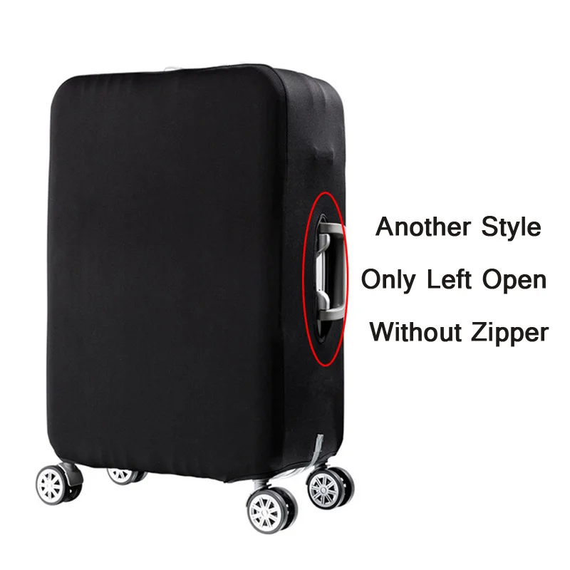 Style 2 Black Эластичный чехол для костюма 18-32 дюймов, Защитные чехлы для багажа, пылезащитный чехол для костюма, защитный чехол, аксессуары для путешествий XT905 - Цвет: Style 2 Black