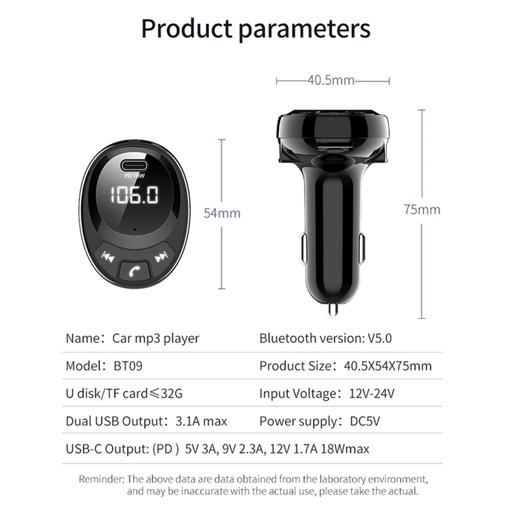 car fm transmitter bluetooth