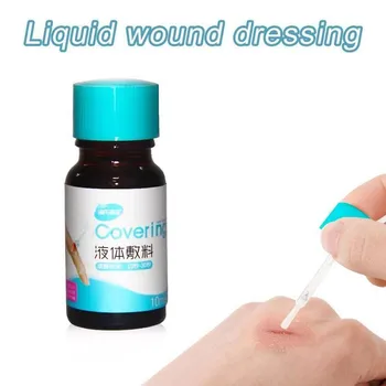 

10ml Medical Waterproof Wound Dressing Patch Band-aid Bandage Wound Fast Disinfecting Hemostatic Healing Gel Band Aid Liquid