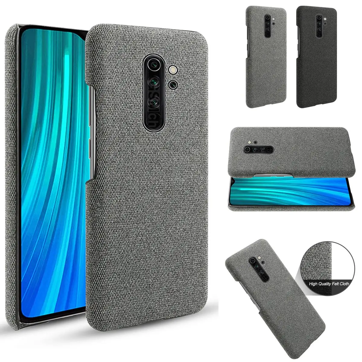 Тканый тканевый чехол для Xiao mi Red mi Note 8 Pro 8T 7 Xiaomi mi A3 mi Note 10 mi CC9 Pro mi 9 9T Pro Lite Red mi 8A K30 5G