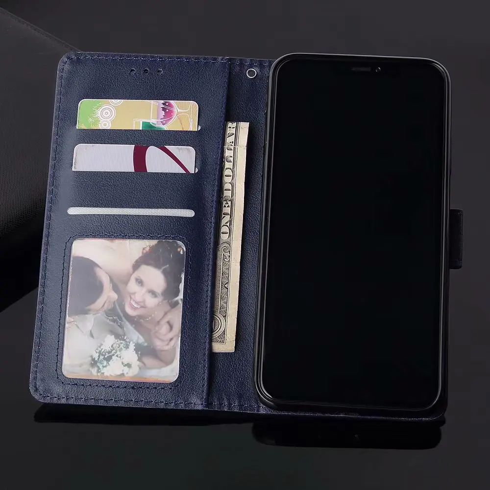 Для samsung Galaxy A3 A5 A7 A6 A8 A9 Plus чехол на магнитной застежке кожаный чехол-бумажник чехол для мобильного телефона