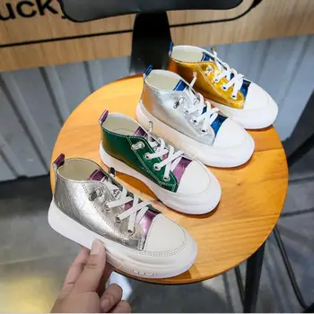 

Girls boys Multicolor short boots girls Martin boots children autumn new fashion casual non-slip waterproof girls single boot