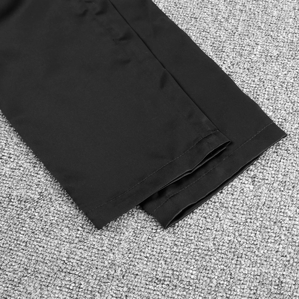 Ocstrade Черный одно плечо с длинным рукавом Макси металлической декоративной пряжкой Асимметричный Bodycon Комбинезоны HI1109-Black