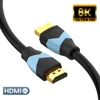 HDMI-compatible 2.1 Cable 8K@60Hz 4K@120Hz HDCP2.2 HD Splitter ARC Switch Cable for PS PS4 TV Audio Video Cabo Cable