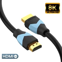 HDMI-compatible 2.1 Cable 8K@60Hz 4K@120Hz HDCP2.2 HD Splitter ARC Switch Cable for PS PS4 TV Audio Video Cabo Cable