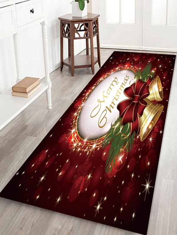 Christmas Mat Santa Claus Anti-slip Kitchen Room Floor Mat Decor Carpet Rug NEW