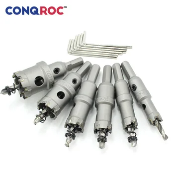 

6pcs Steel Hole Saw Carbide Tipped Drill Bits Set Metal Cutter 14mm 16mm 18.5mm 20mm 25mm 30mm