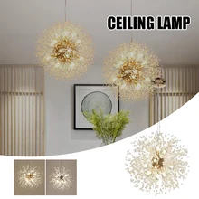 Plafonnier LED Sputnik forme ronde au design moderne, composé de pissenlits, design feu d'artifice, luminaire décoratif de plafond, idéal pour un salon ou une maison, 2021