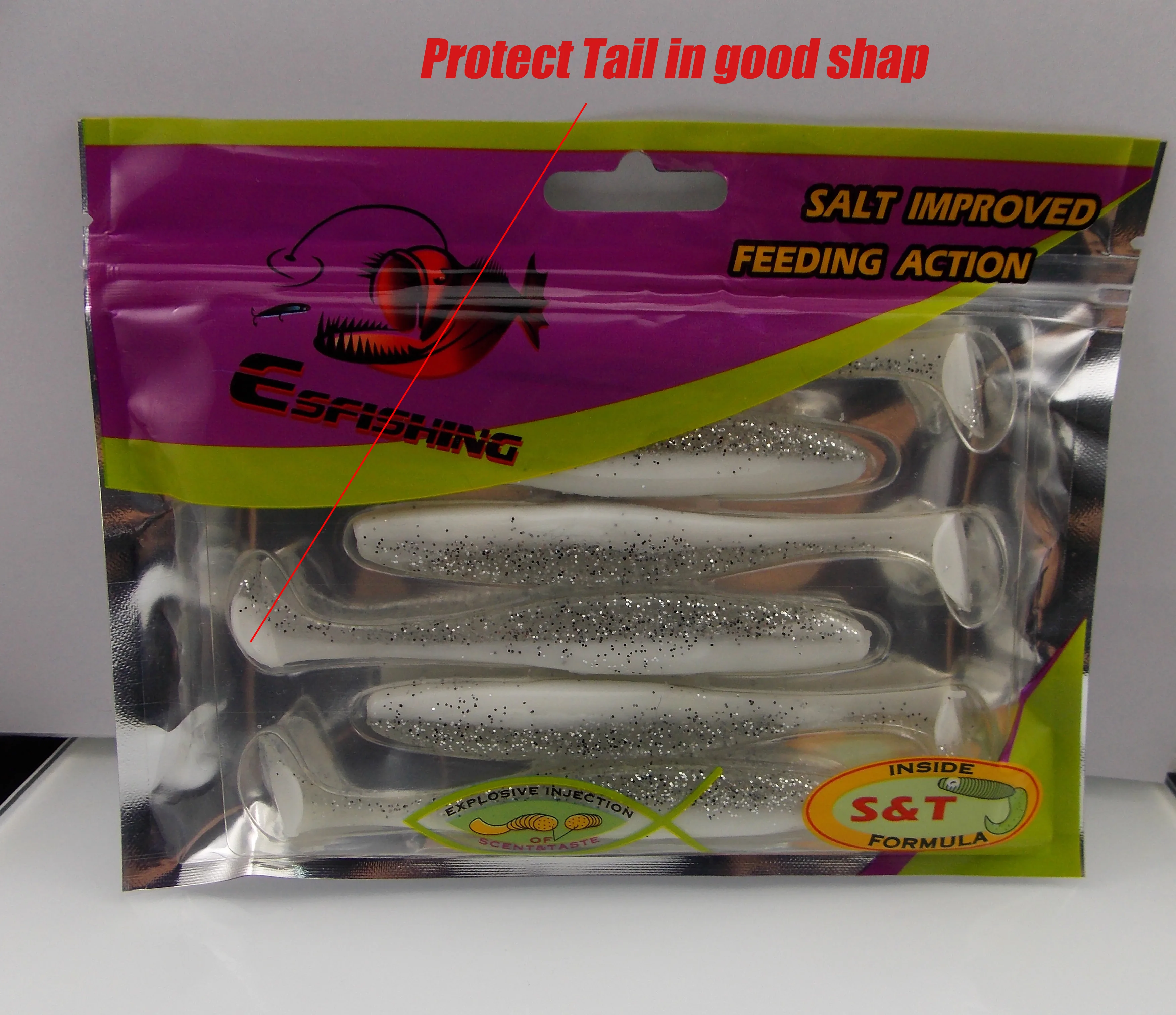 ESFISHING рыболовные приманки мягкие приманки Es Easy Shiner 50 мм 76 мм 100 мм 180 мм большие приманки для Форели Приманка Crankbait Iscas искусственные