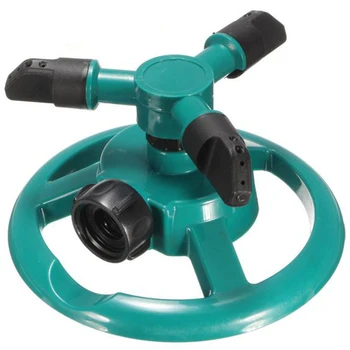 

Rotating Water Sprinkler Gardening Tools Garden Sprinkler Circle Durable Lawn Garden Pipe 360° For Home Use 3 Nozzle