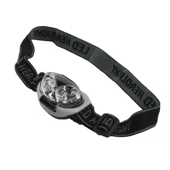 

Black & White Waterproof Ultra Bright 6 LED Head Lamp Light Torch Headlamp Headlight 3 Modes for Camping Outdoor 2017 Top Sale