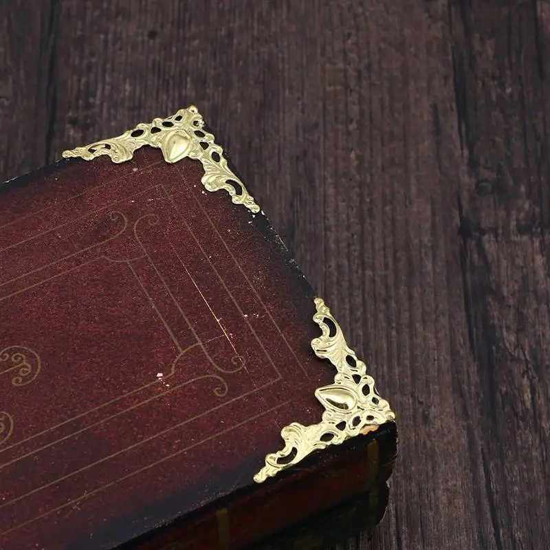24 шт. винтажные Защитные уголки для книг|Бамперы углов| |