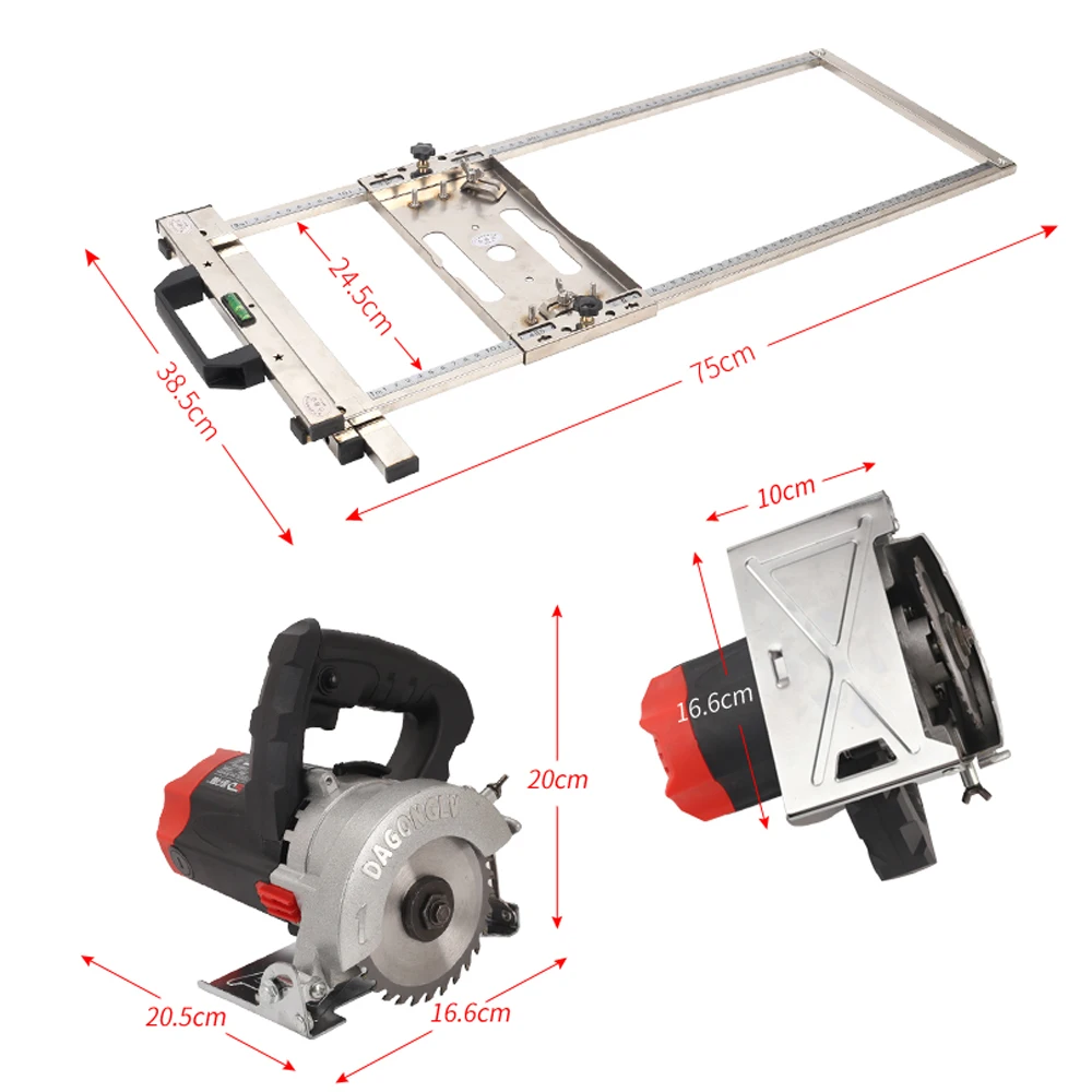 Multifunction Electricity Circular Saw Trimmer Machine Edge Guide Positioning Cutting board tools Woodworking Router