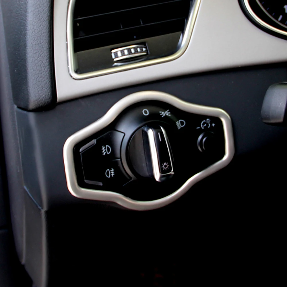 

Car Interior Headlight Switch Button Sticker For Audi A4 B8 S4 RS4 A5 S5 RS5 Q5 SQ5 8R 2007-2016
