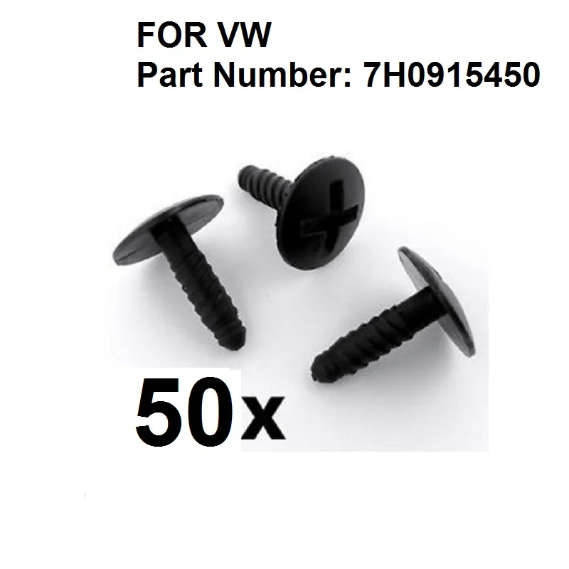 50x For VW Volkswagen T5 Transporter LT Headlight Engine Battery Grille Cover Screws 7H0915450 | Автомобили и мотоциклы