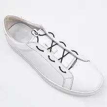 2 шт. модные эластичные шнурки без завязок, запирающие круглые шнурки для ботинок, для детей и взрослых, быстрые шнурки, светоотражающие шнурки, кроссовки, кружевные