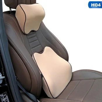 

Universal Car Seat Covers Neck Headrest Pillow Cushion Memory Foam Breathable Neck Rest Support Car Interior
