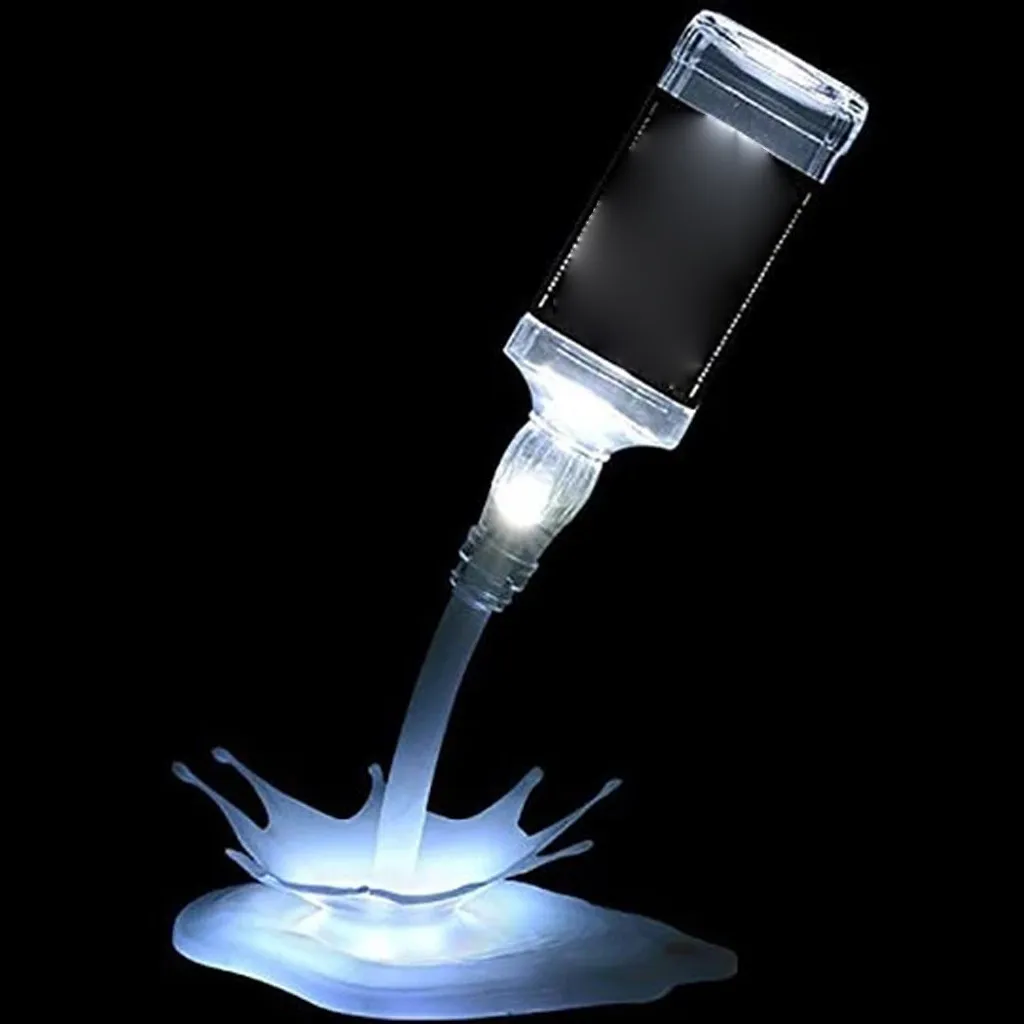 Портативный сенсорный переключатель 3D USB силовая бутылка лампа бар вечерние светодиодный бутылка для вина украшение дома прикроватный светильник ing ночной Светильник
