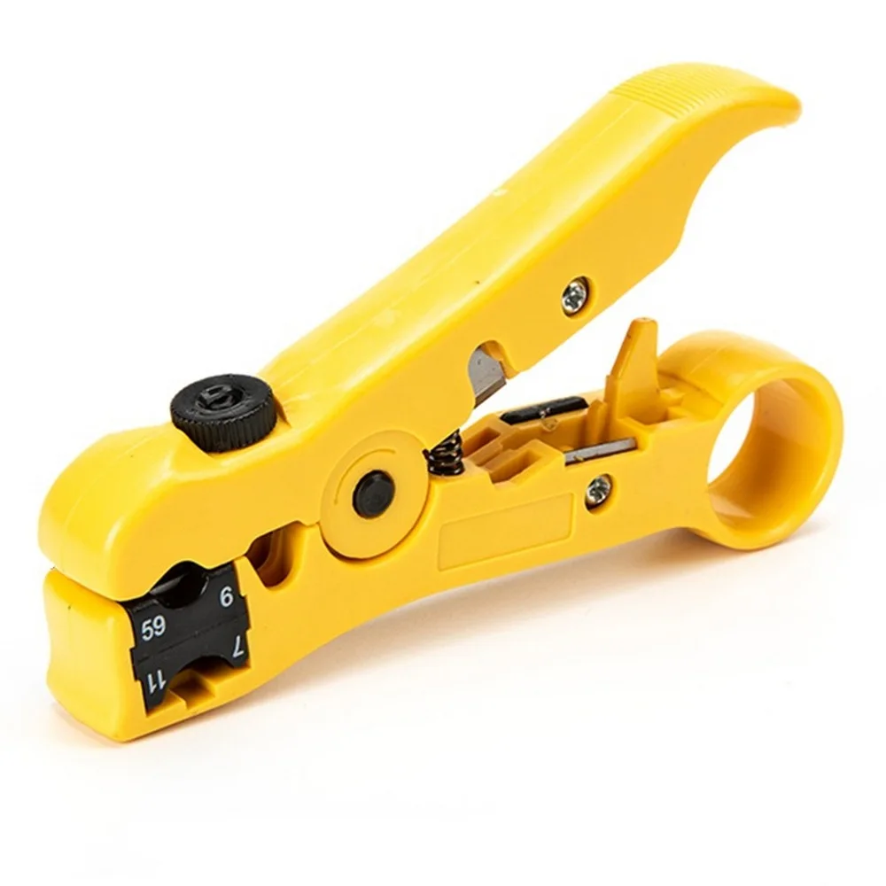 

Multi-functional Wire Cable Pliers Cutter Striper Cable Wire Pliers Electric Stripping Tool For TP/STP RG59 RG6 RG7 RG11