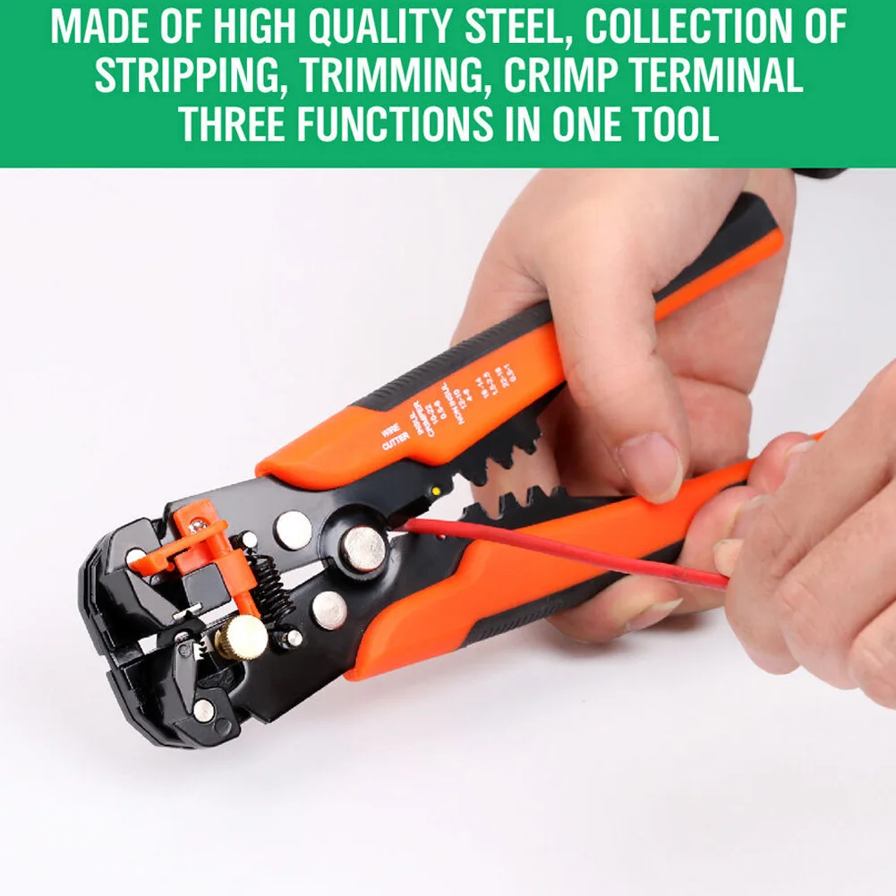

2019 New product 5 In 1 Self Adjusting Insulation Wire Stripper Cutter Crimper Cable Stripping Tools J8 #3