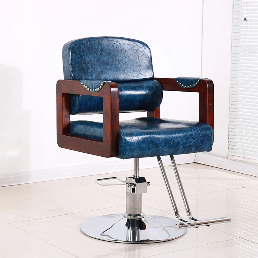 Schoonheidssalon ретро кресло регулируемое кресло для макияжа Парикмахерская мебель ретро парикмахерские стулья креативный салон табуреты салон красоты