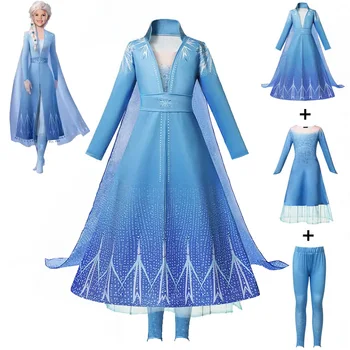 

Kids Dresses for Girls Elsa Princess Dress Anna Explore Light Up Costumes Party Cosplay Sets Film Makeup Role Playing Costumes