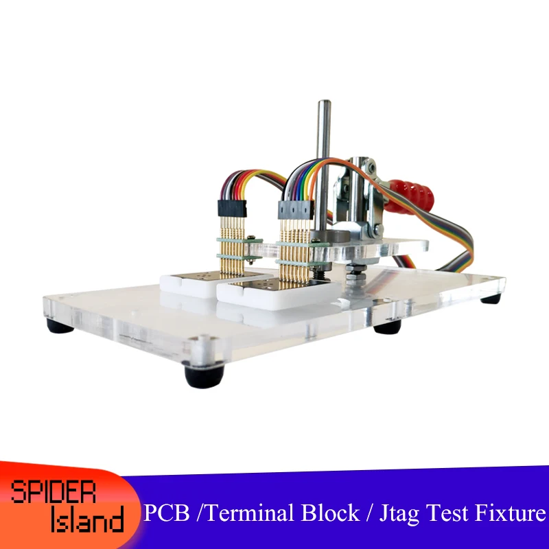 Jtag-bloco Terminal Test Rack Fixture Jig Ferramental Fixture Clip Probe 254 Milímetros