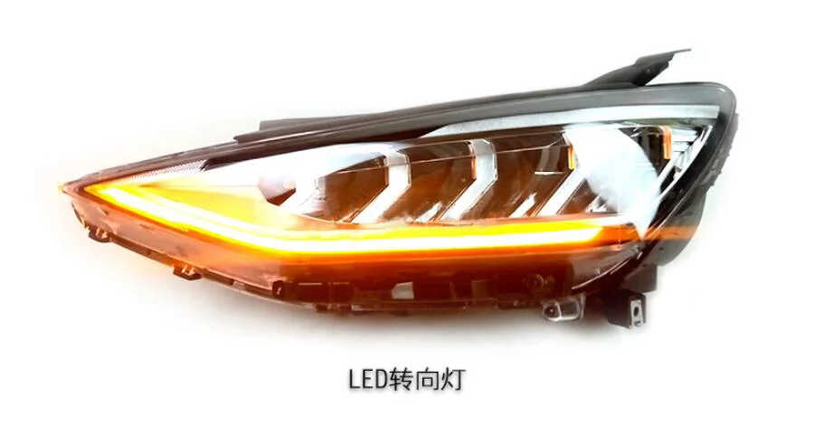 1 шт.~ 2020y автомобильный бупмер головной свет для hyundai La Festa фары автомобильные аксессуары светодиодный DRL Туман для hyundai La Festa фары