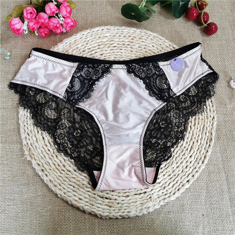 

Sumptuous Lingerie Sexy Panties Women Lace Low-rise Solid Sexy Briefs Ladies Underwear Hollow Out Tempting Calcinha Panty